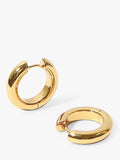 Astrid & Miyu medium gold hoop earrings - British product