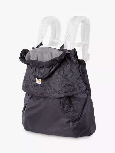 John Lewis All-Weather Baby Carrier Cover with Quilted Shell and Fleece Lining, Charcoal Black- Buy online at McGrocer