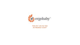Ergobaby baby carrier all weather cover in charcoal black - British product