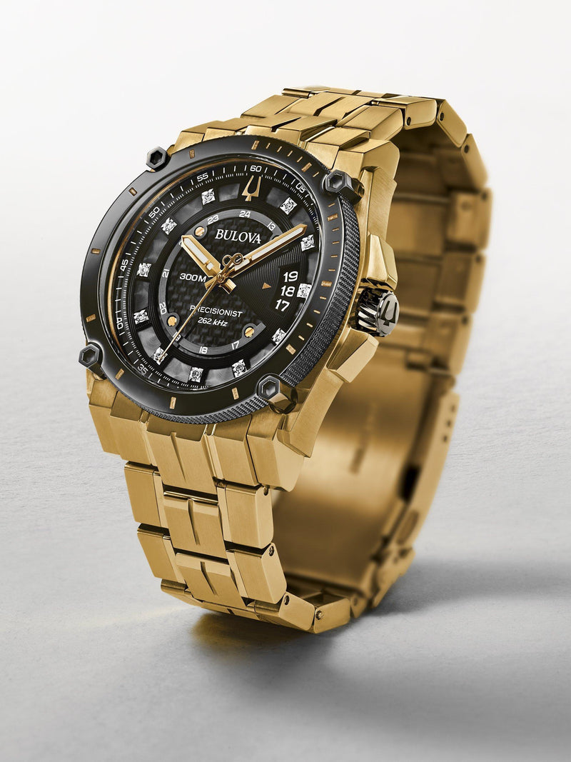Bulova Precisionist diamond watch 46.5mm, imported from the UK