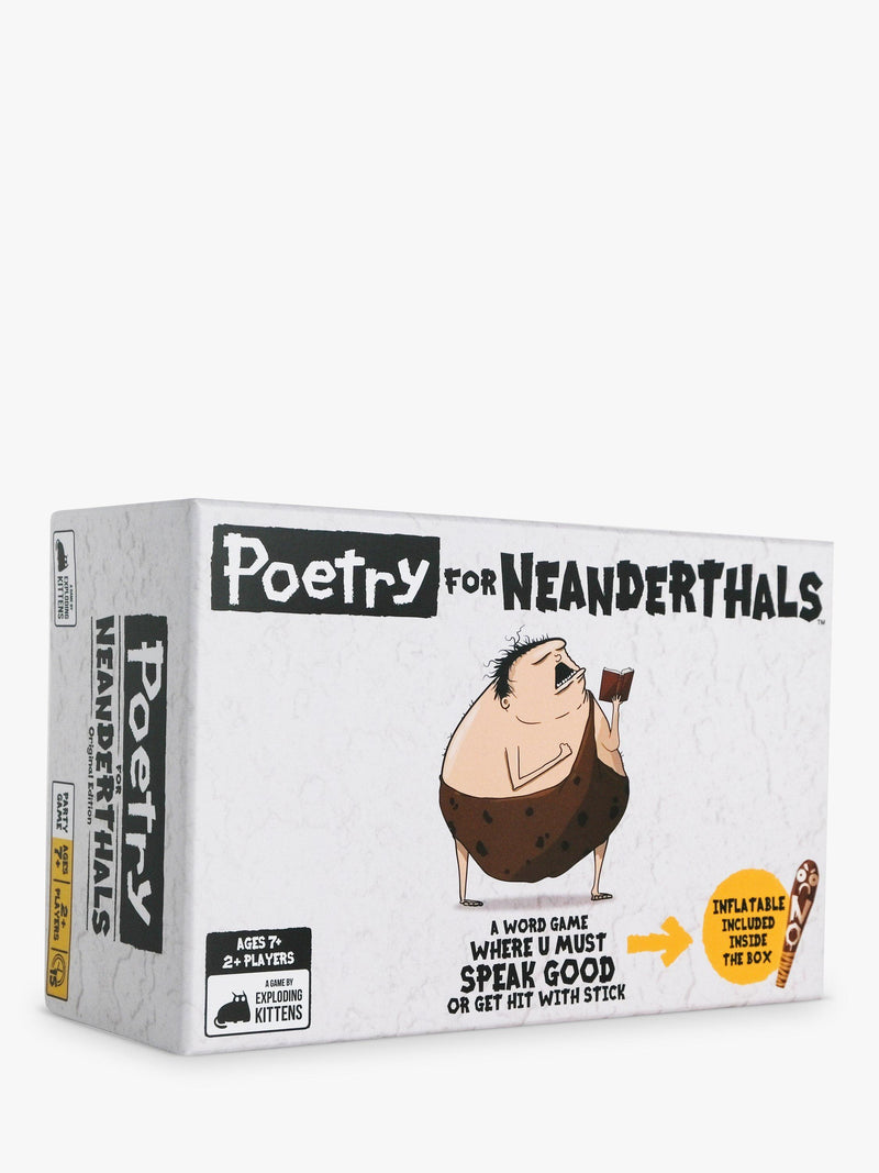 Asmodee Poetry For Neanderthals word game, imported from the UK