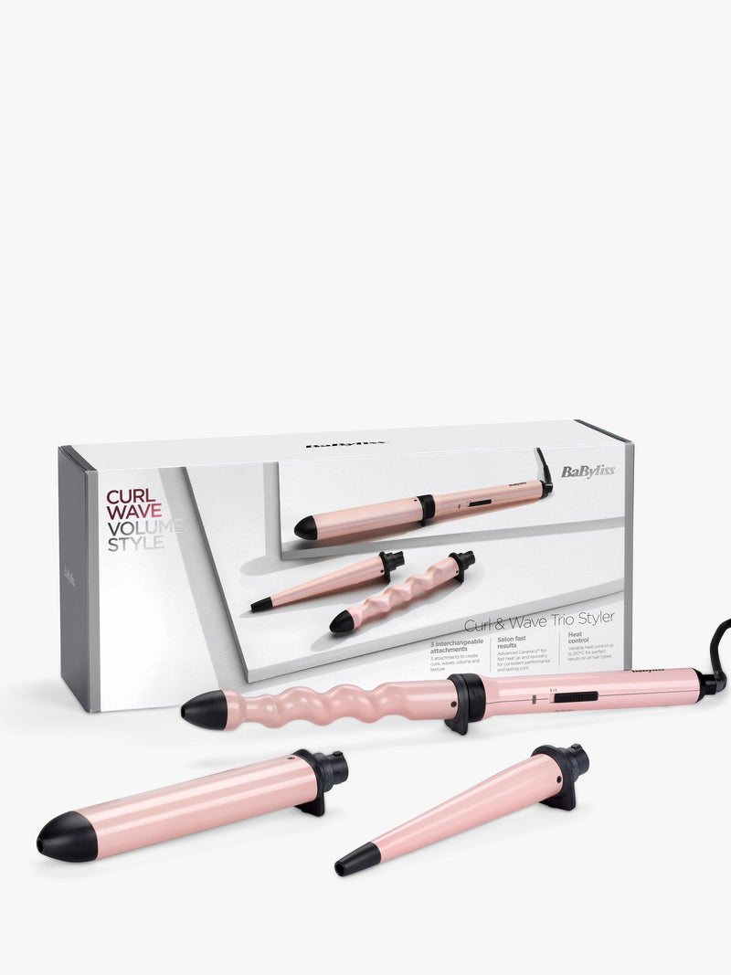 BaByliss hair styler Curl & Wave Trio - British product