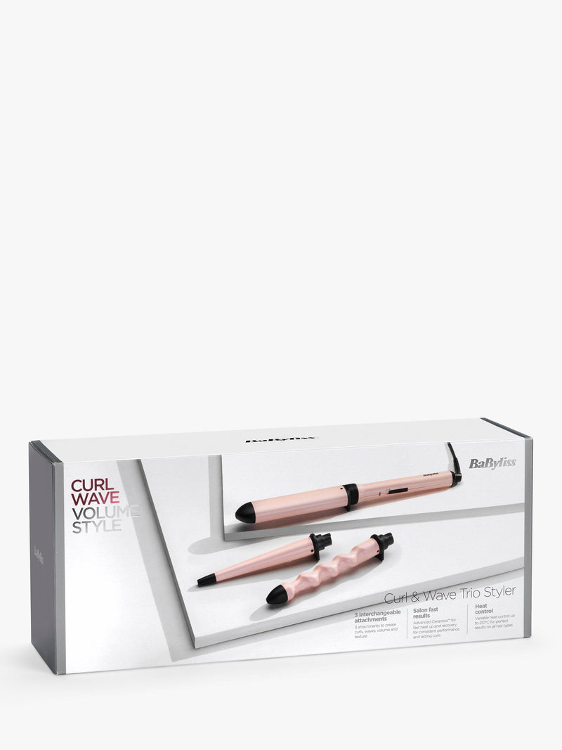 BaByliss hair styler Curl & Wave Trio - British product