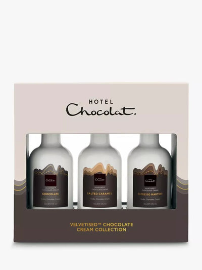 John Lewis Hotel Chocolat Velvetised Chocolate Cream Collection 3x 50ml Chocolate Cream Liqueur Collection- Buy online at McGrocer