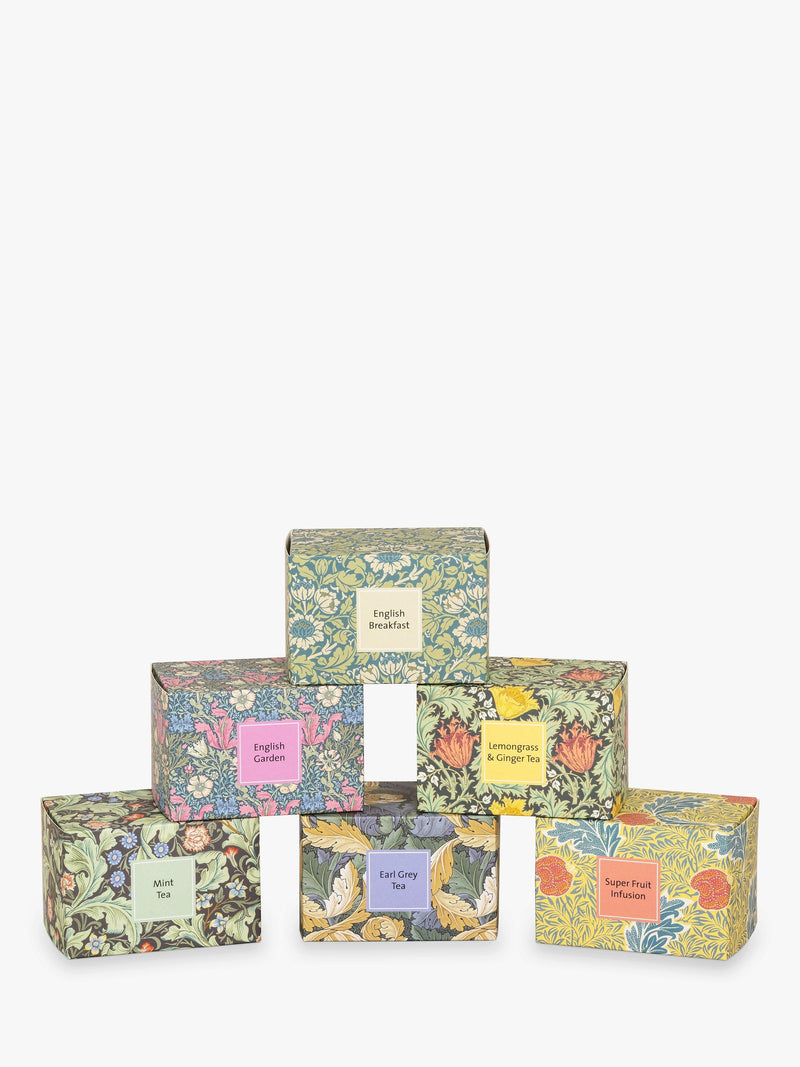 V&A tea selection gift set with six blends, 36g (British brand)