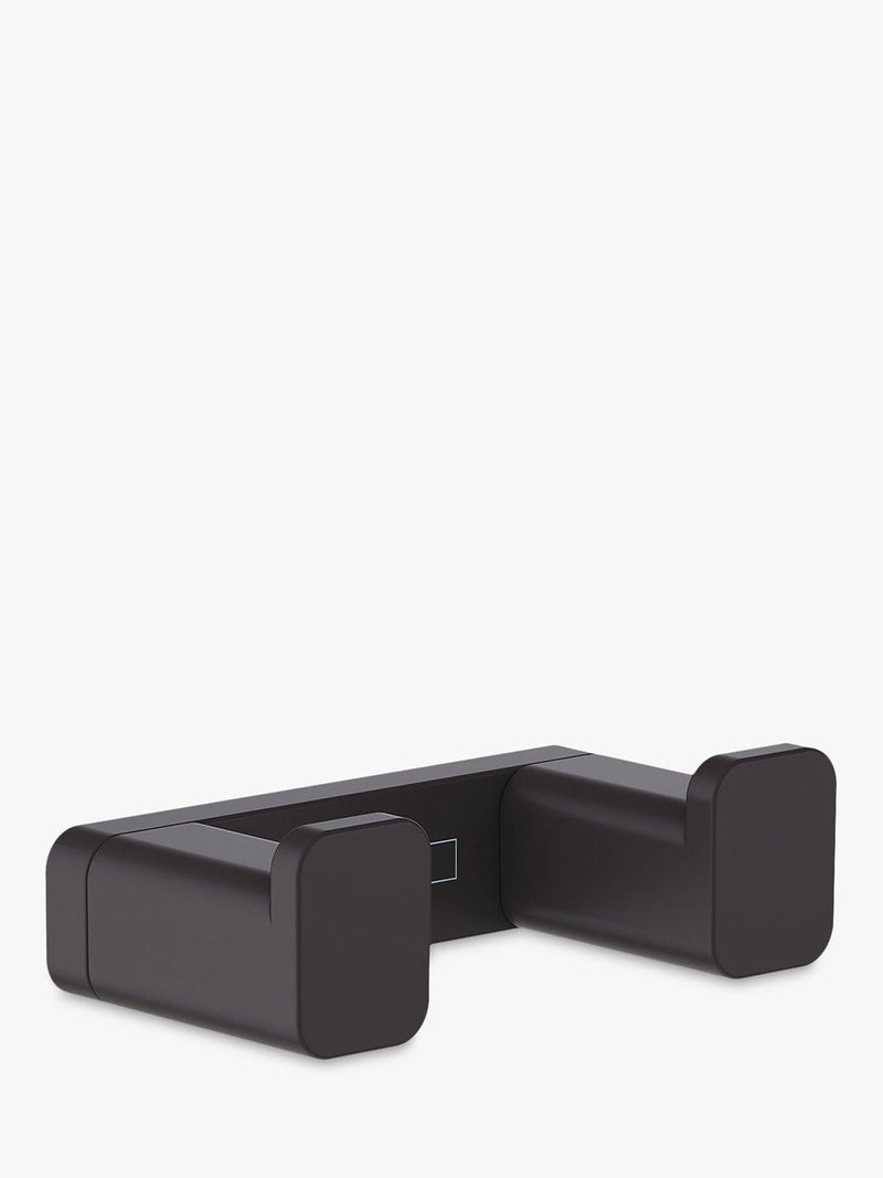 Hansgrohe AddStoris wall-mounted double towel hook, UK version