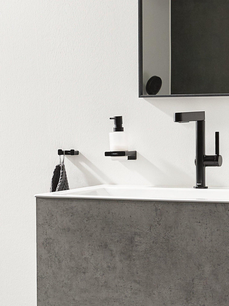 Hansgrohe AddStoris wall-mounted double towel hook, UK version
