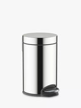 John Lewis Bathroom Pedal Bin with SoftClose Lid and 3L Capacity- Buy online at McGrocer