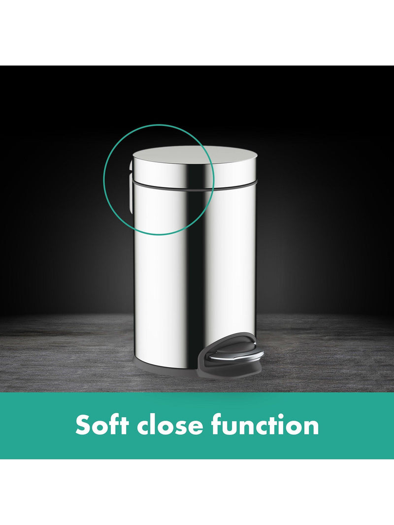 Hansgrohe bathroom pedal bin 3L, UK version
