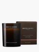 John Lewis Molton Brown Delicious Rhubarb & Rose Scented Signature Candle, 190g- Buy online at McGrocer