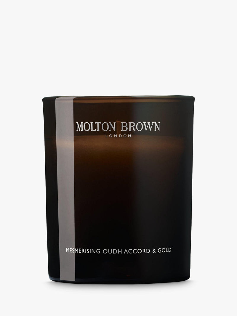 Molton Brown scented candle Mesmerising Oudh Accord & Gold 190g, imported from the UK