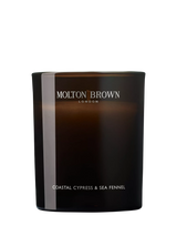 John Lewis Molton Brown Coastal Cypress and Sea Fennel Scented Signature Candle, 190g- Buy online at McGrocer