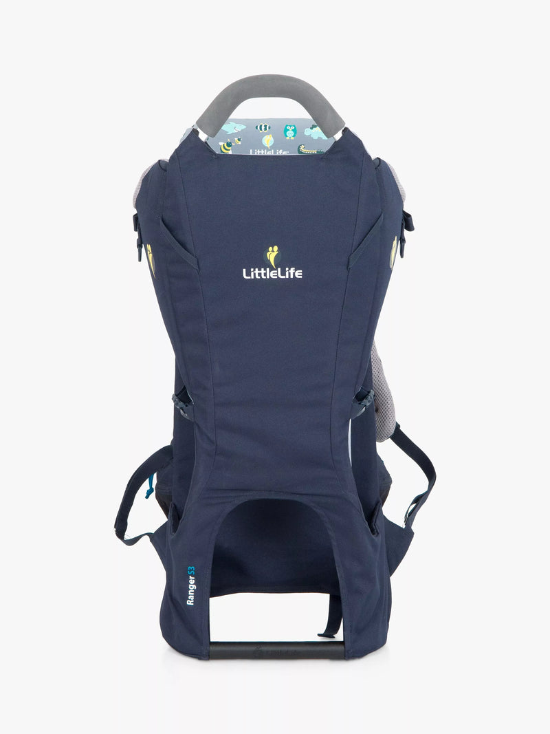 LittleLife S3 child back carrier in navy, UK version