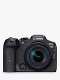 Canon EOS R7 mirrorless camera with 18-150mm zoom lens, UK version
