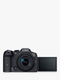 Canon EOS R7 mirrorless camera with 18-150mm zoom lens, UK version