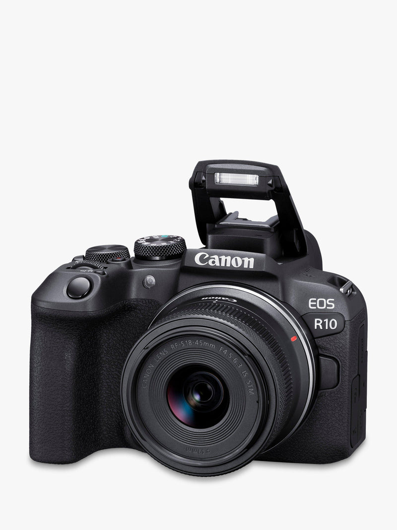 Canon EOS R10 mirrorless camera with 18-45mm lens (British brand)
