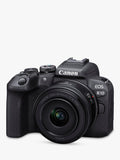 Canon EOS R10 mirrorless camera with RF-S 18-150mm lens, imported from the UK