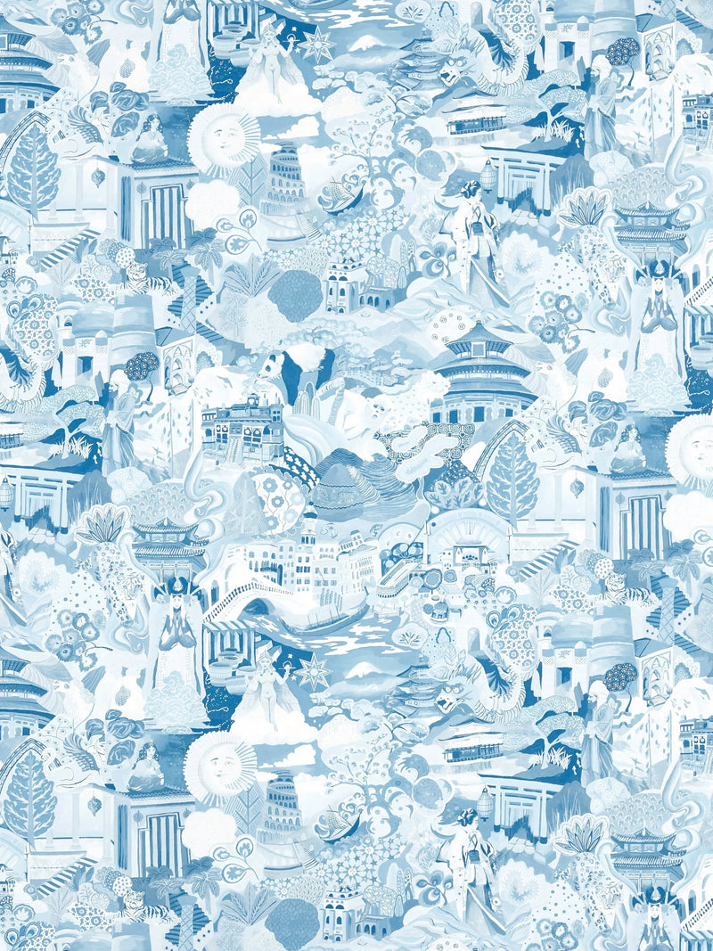 Harlequin Journey of Discovery satin furnishing fabric (British brand)
