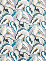 John Lewis Harlequin Calathea Satin Furnishing Fabric, Cornflower/Azul/Shiitake/Wild Water- Buy online at McGrocer