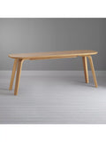 John Lewis Anton Bench oak veneer wooden bench (British brand)