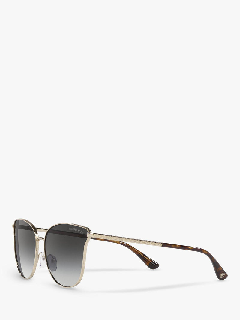 Michael Kors round sunglasses gold grey gradient - British product