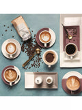 Royal Doulton cappuccino cup and saucer set assorted colours 4-piece (British brand)