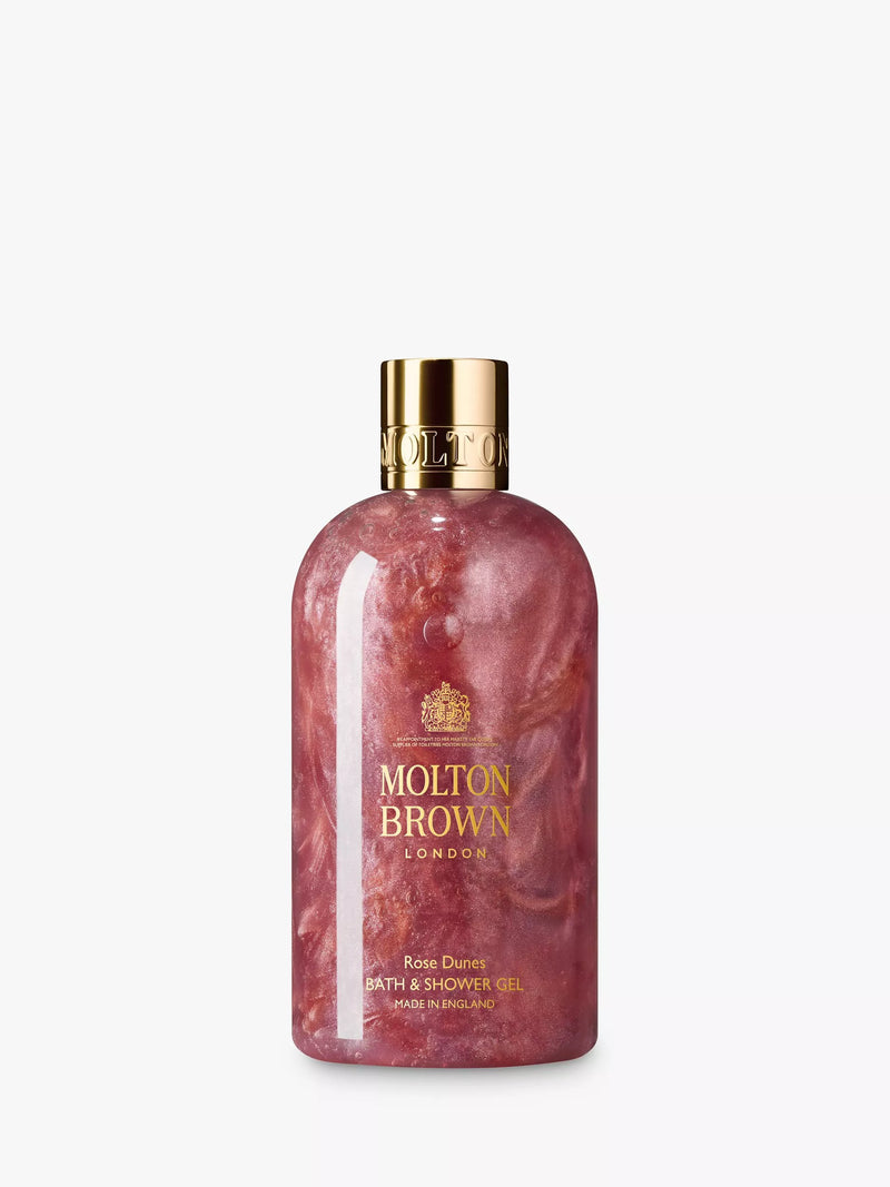 Molton Brown Rose Dunes bath and shower gel 300ml, imported from the UK