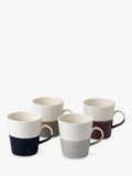 Royal Doulton porcelain grande mugs set of 4, 500ml assorted colors, imported from the UK