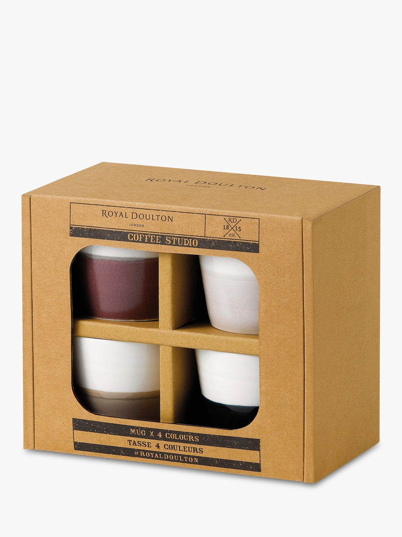Royal Doulton porcelain small mugs assorted set, imported from the UK