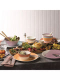 Royal Doulton porcelain side plates bright colours 23.5cm, imported from the UK