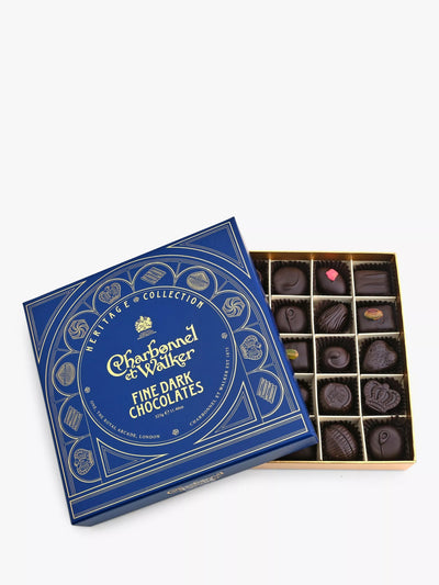 John Lewis Charbonnel et Walker Heritage Collection Fine Dark Chocolate Box 325g- Buy online at McGrocer