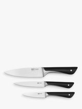 John Lewis German Stainless Steel Knife Set with Chef's, Utility, and Paring Knives, 3 Piece- Buy online at McGrocer