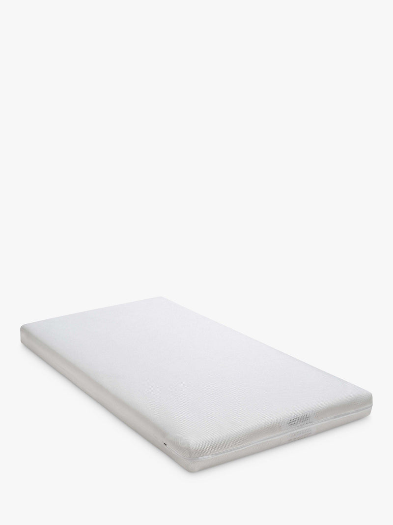 Boori Natty white and oak cot bed with mattress - British product
