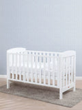 Boori Alice cotbed with mattress white - British product