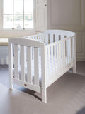 Boori Alice cotbed with mattress white - British product