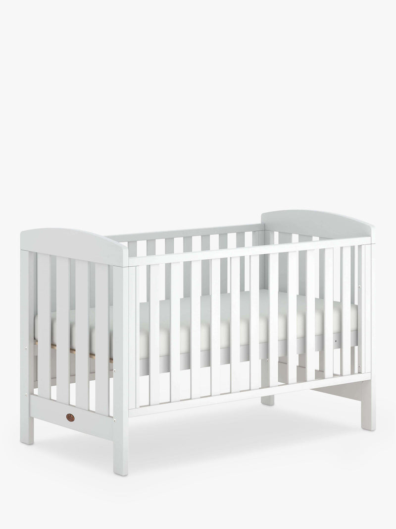 Boori Alice cotbed with mattress white - British product