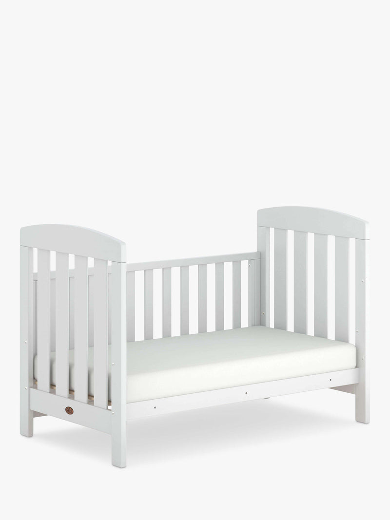 Boori Alice cotbed with mattress white - British product
