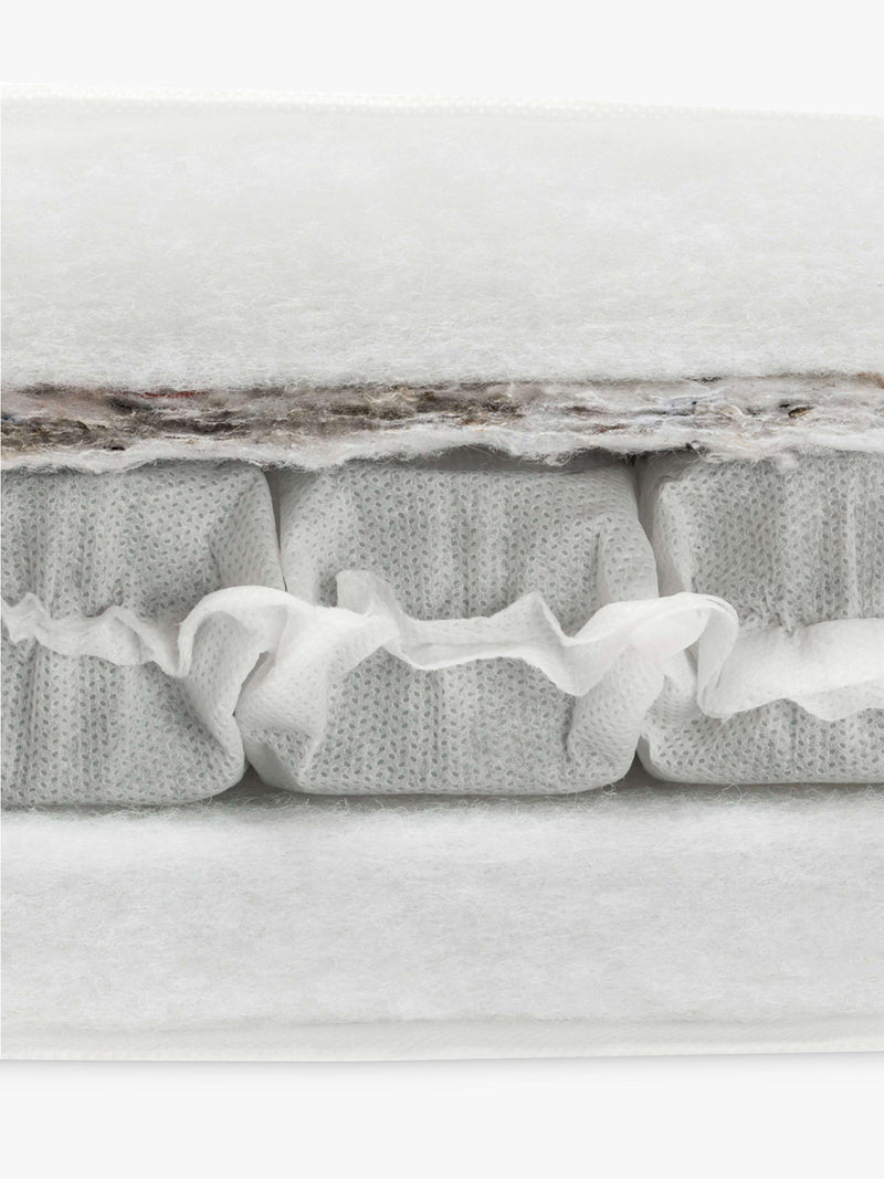 Boori Alice cotbed with mattress white - British product