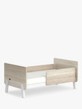 Boori Natty Cotbed and Neat chest set, White/Oak - British product