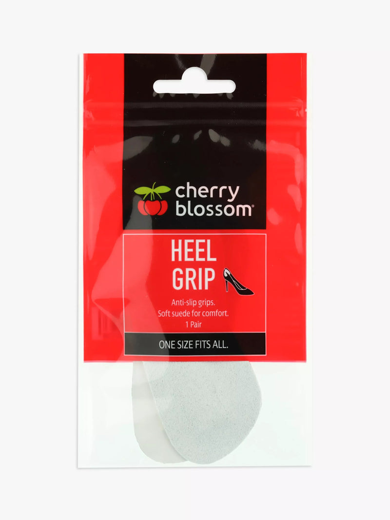 Cherry Blossom suede heel grips 1 pair, UK version
