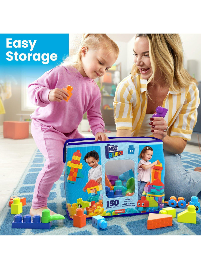 Mega Bloks Bigger Building Bag 150-piece set (British brand)