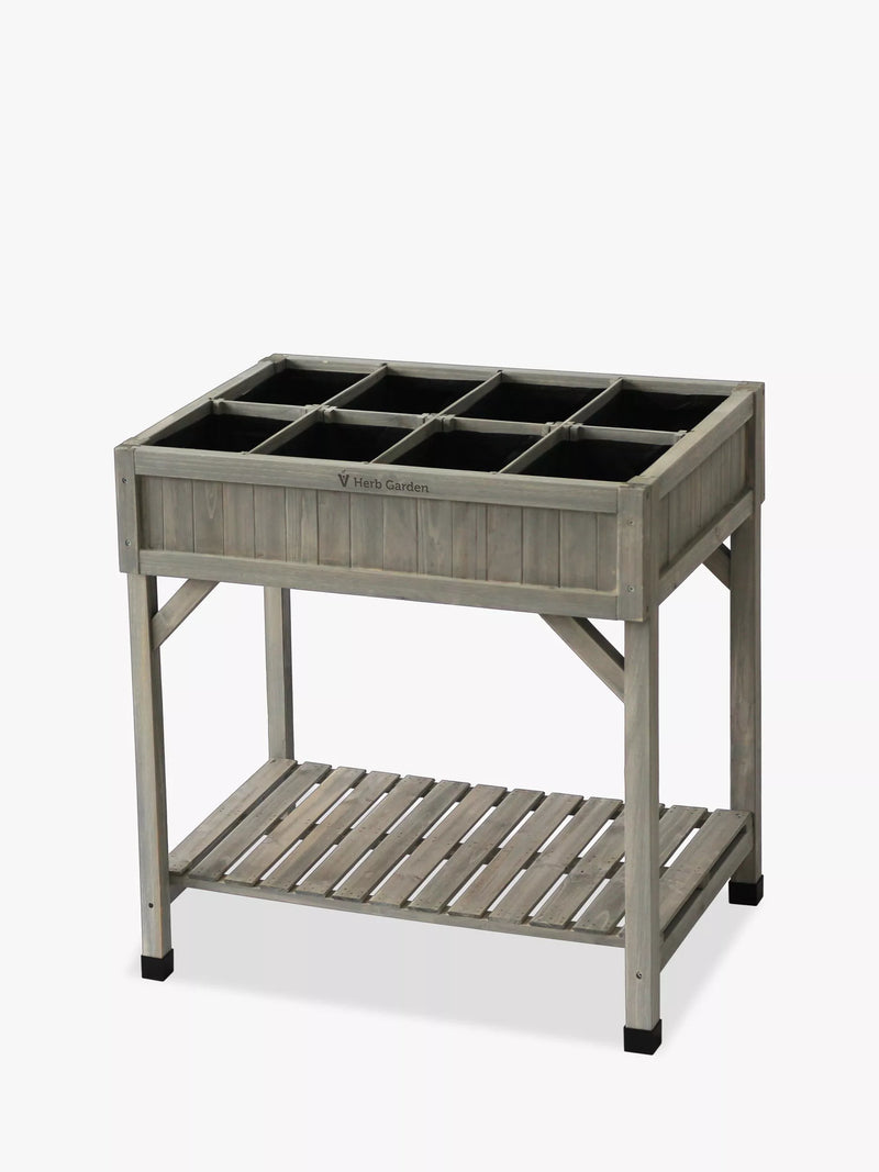VegTrug Outdoor Herb Garden Planter Cedar Wood 80cm (British brand)