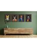 John Lewis Dapper Fox framed print, 30x40cm - British product