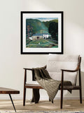 Tate framed print Dora Carrington Farm at Watendlath 62x62cm, imported from the UK