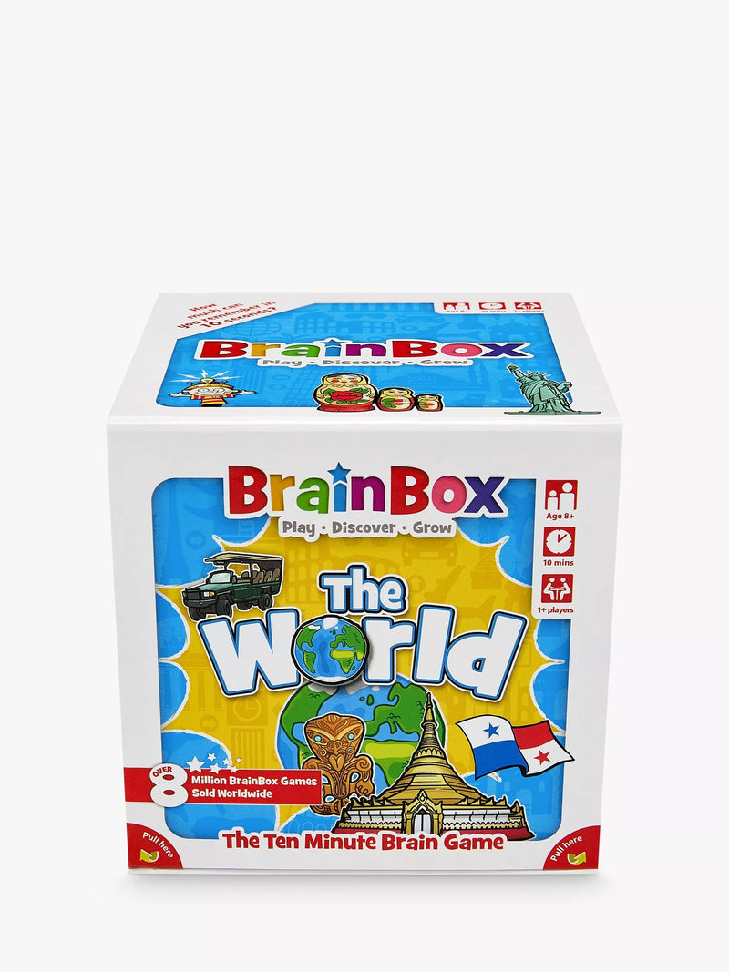 BrainBox The World card memory game 55 cards - British product