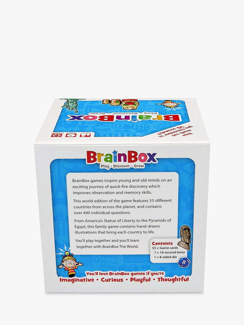 BrainBox The World card memory game 55 cards - British product