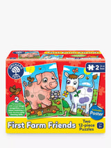 John Lewis Orchard Toys First Farm Friends Jigsaw Puzzles 24 Pieces- Buy online at McGrocer