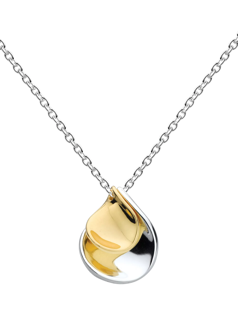 Kit Heath two-tone pendant necklace with 45cm chain (British brand)