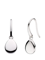 John Lewis Kit Heath Coast Pebbles Droplet Drop Earrings, Silver- Buy online at McGrocer