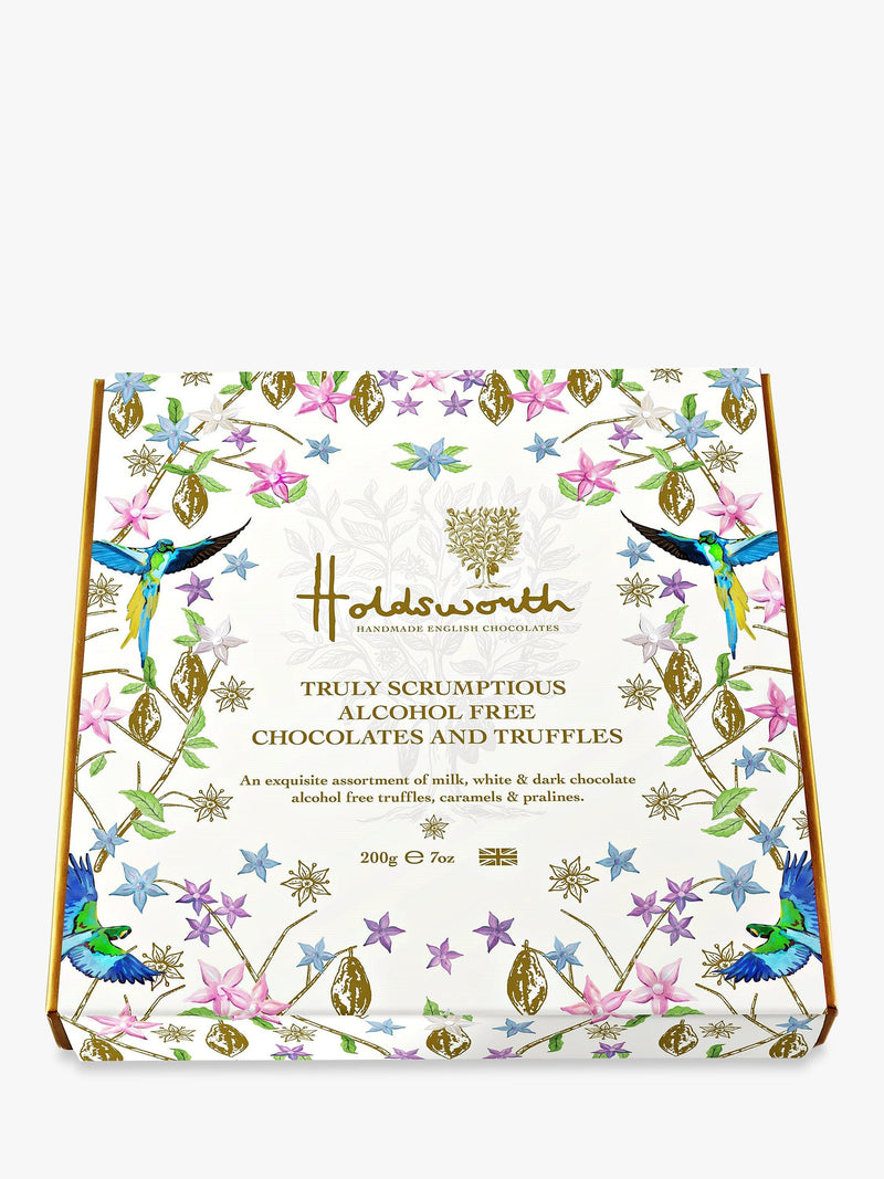 Holdsworth alcohol-free chocolate truffles 200g, UK version